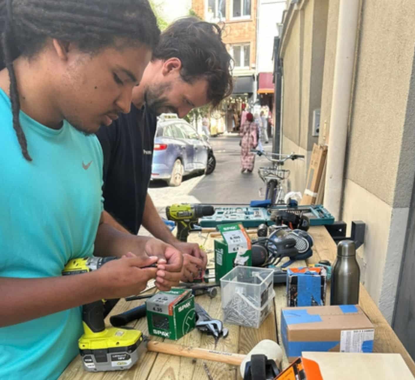 Chantier Jardinière Saint Denis 4