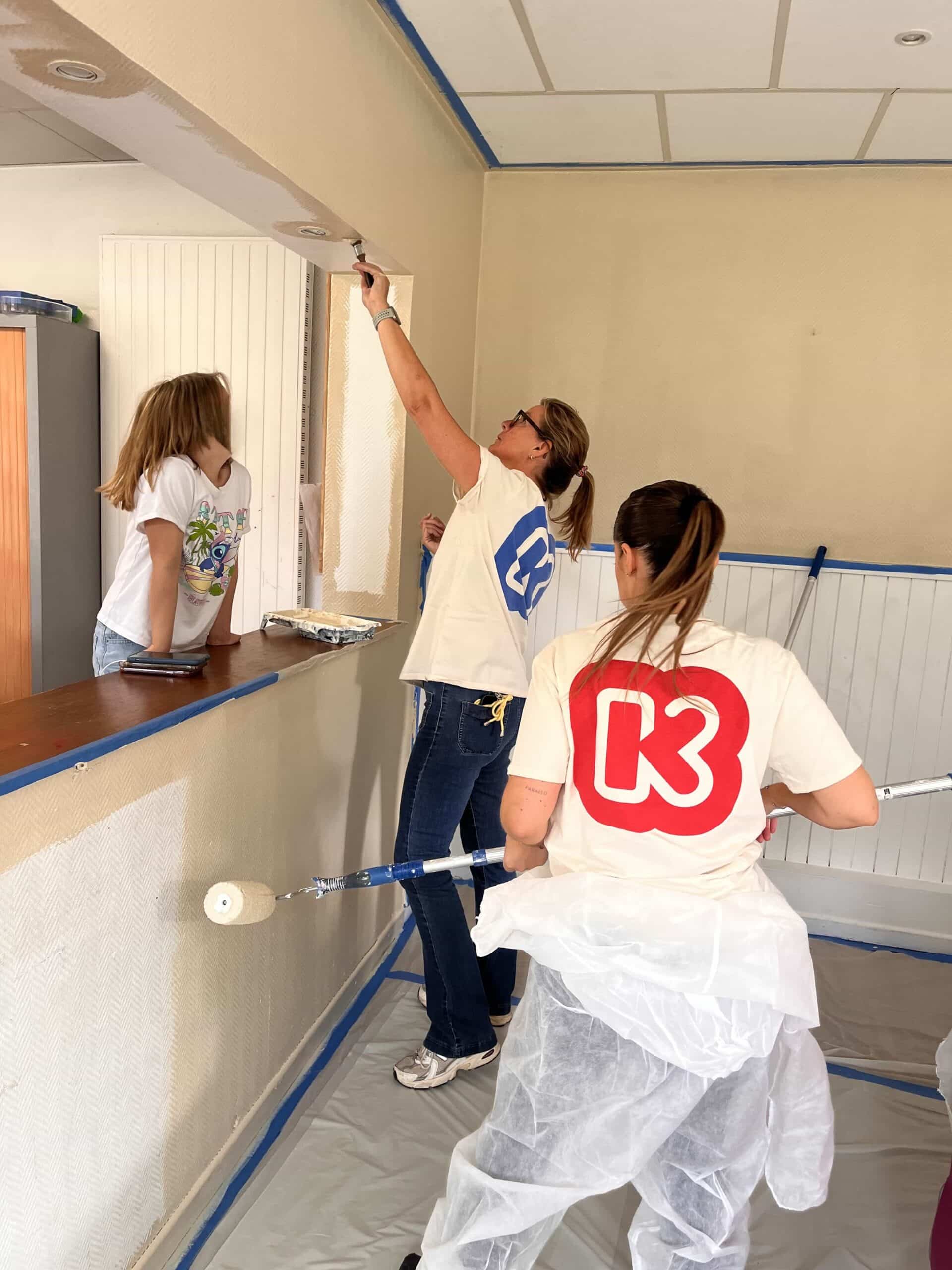 Photo Chantier Temps de Vie peinture groupe 2