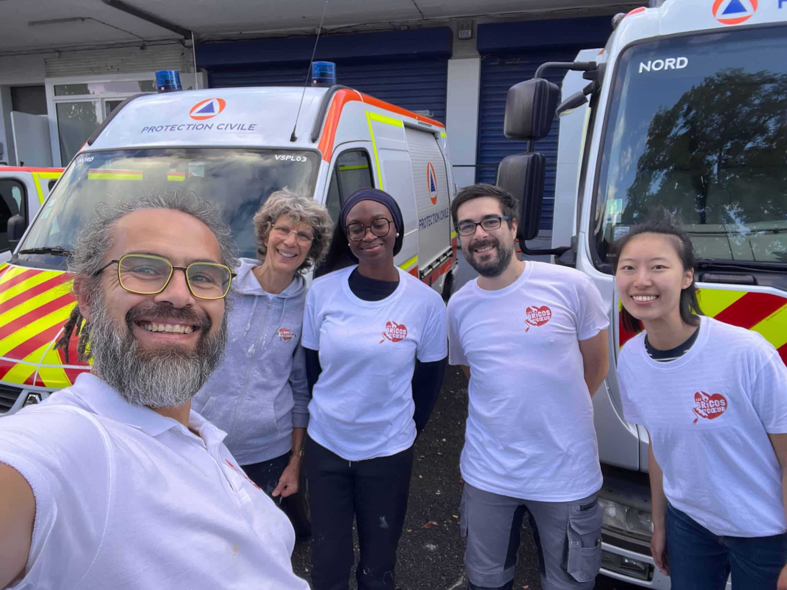 Chantier ProtectionCivile photo groupe